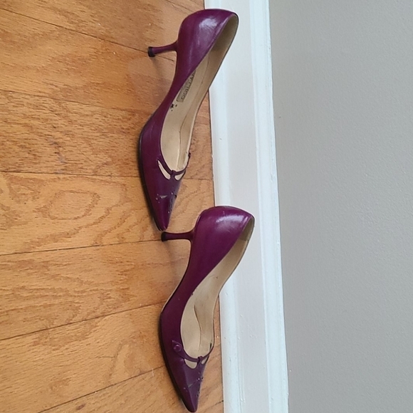 JIMMY Choo Leather Plum Pump - Picture 5 of 7
